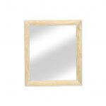 Homeroots - 20" Natural Solid Wood Accent Mirror - Image 6