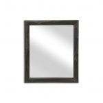 Homeroots - 20" Black Solid Wood Accent Mirror - Image 2