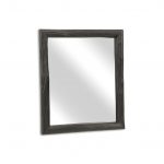 Homeroots - 20" Black Solid Wood Accent Mirror - Image 3