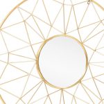 Homeroots - 32" Gold Metal Round Accent Mirror - Image 6