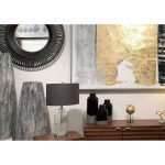 Homeroots - 36" Black Metal Round Pierced Accent Mirror - Image 7