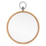 Homeroots - 30" Bronze Round Metal Framed Accent Mirror - Image 3