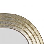 Homeroots - 48" Gold Wood Abstract Accent Mirror - Image 5