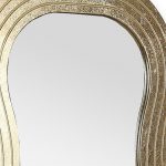Homeroots - 48" Gold Wood Abstract Accent Mirror - Image 6
