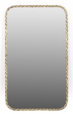 Homeroots - 48" Brass Iron Framed Accent Mirror - Image 3