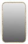 Homeroots - 48" Brass Iron Framed Accent Mirror