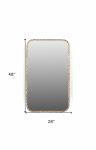 Homeroots - 48" Brass Iron Framed Accent Mirror