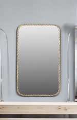 Homeroots - 48" Brass Iron Framed Accent Mirror - Image 2