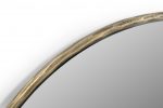 Homeroots - 24" Brass Round Iron Framed Accent Mirror - Image 4