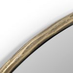 Homeroots - 40" Brass Abstract Iron Framed Accent Mirror - Image 3