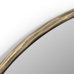 Homeroots - 40" Brass Abstract Iron Framed Accent Mirror - Image 4