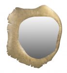 Homeroots - 40" Brass Abstract Iron Framed Accent Mirror