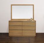 Homeroots - 40" Natural Solid Wood Framed Mounted Accent Mirror - Image 8