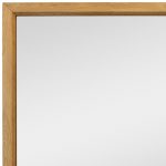 Homeroots - 40" Natural Solid Wood Framed Mounted Accent Mirror - Image 6