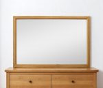 Homeroots - 40" Natural Solid Wood Framed Mounted Accent Mirror - Image 2