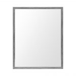 Homeroots - 32" Gray Framed Bathroom Vanity Mirror - Image 2