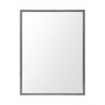 Homeroots - 42" Gray Framed Bathroom Vanity Mirror - Image 2