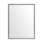 Homeroots - 42" Gray Framed Bathroom Vanity Mirror - Image 4