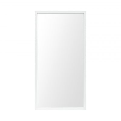 Homeroots - 42" White Framed Bathroom Vanity Mirror