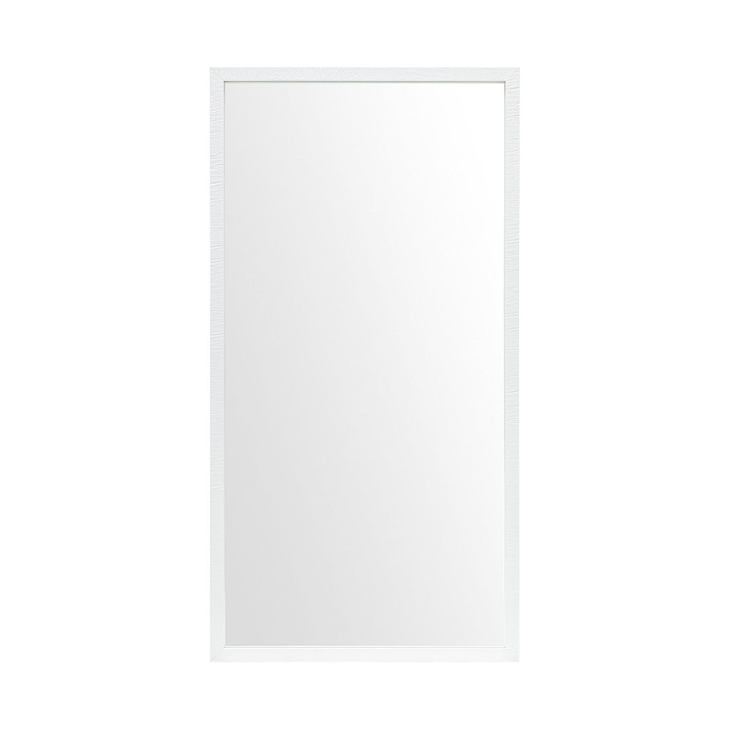 Homeroots - 42" White Framed Bathroom Vanity Mirror