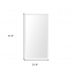 Homeroots - 42" White Framed Bathroom Vanity Mirror - Image 4