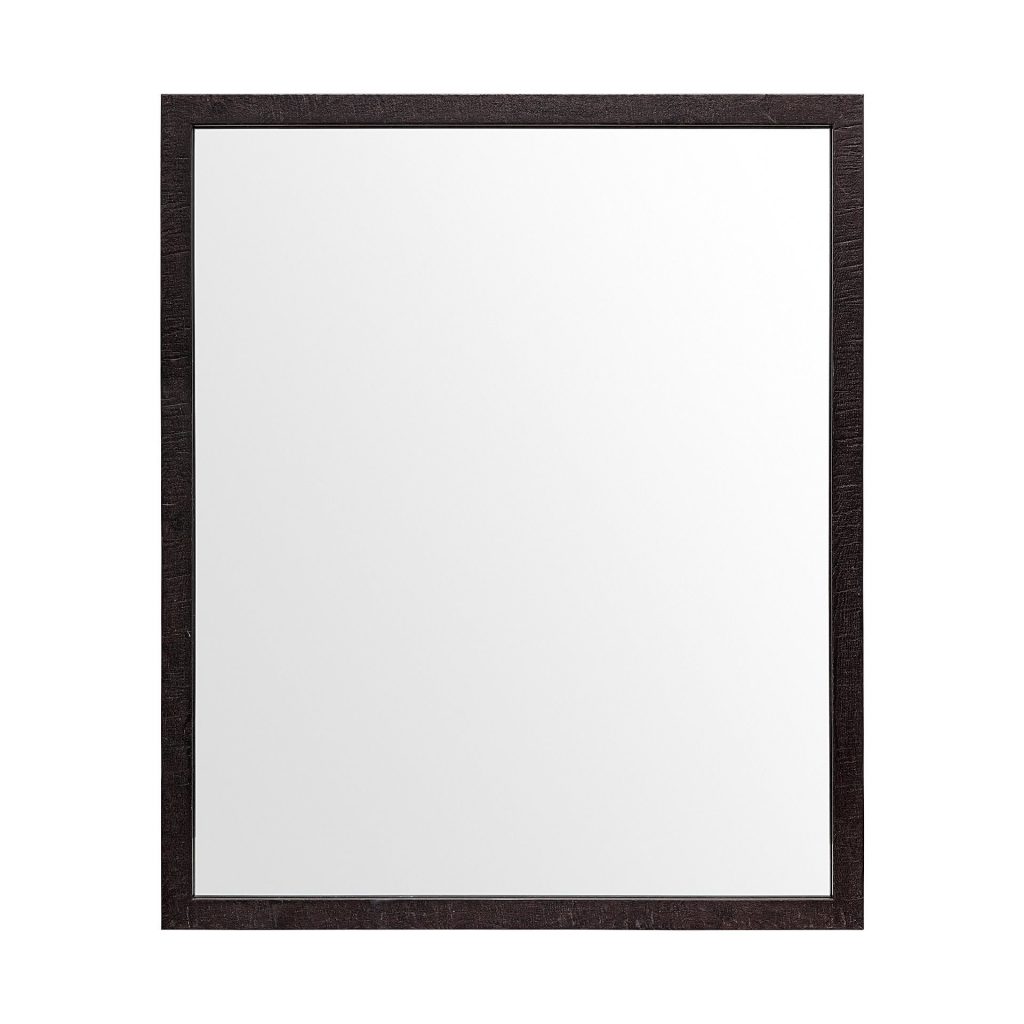 Homeroots - 26" Black Framed Bathroom Vanity Mirror