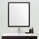Homeroots - 26" Black Framed Bathroom Vanity Mirror
