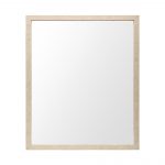 Homeroots - 26" Tan Framed Bathroom Vanity Mirror - Image 2