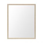 Homeroots - 32" Tan Framed Bathroom Vanity Mirror - Image 2