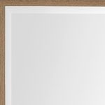 Homeroots - 53" White And Natural Framed Bathroom Vanity Mirror - Image 3