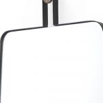 Homeroots - 36" Black Metal Framed Accent Mirror - Image 3