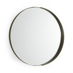Homeroots - 24" Gold Metal Round Framed Accent Mirror - Image 3