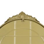 Homeroots - 34" Gold Metal Arch Accent Mirror - Image 5