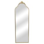 Homeroots - 65" Gold Metal Arch Full Length Hanging Mirror - Image 2