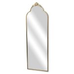Homeroots - 65" Gold Metal Arch Full Length Hanging Mirror - Image 4