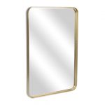 Homeroots - 30" Gold Metal Accent Mirror - Image 3