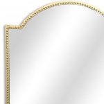 Homeroots - 32" Gold Metal Beaded Arch Accent Mirror - Image 7