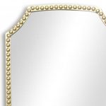 Homeroots - 64" Gold Metal Beaded Arch Full Length Hanging Mirror - Image 7