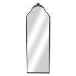 Homeroots - 65" Black Metal Arch Full Length Hanging Mirror - Image 8