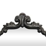 Homeroots - 65" Black Metal Arch Full Length Hanging Mirror - Image 6