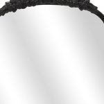 Homeroots - 16" Black Metal Arch Accent Mirror - Image 7