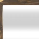 Homeroots - 22" Brown Wood With Gold Bows Square Accent Mirror - Image 7