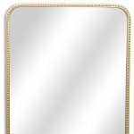 Homeroots - 32" Gold Metal Beaded Accent Mirror - Image 8