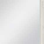 Homeroots - 40" White Wood Ornate Framed Accent Mirror - Image 8