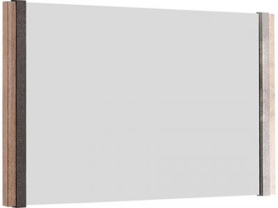 Whiteline Modern - Richmond Brown Rectangular Wall Mirror