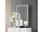 Whiteline Modern - Brett Clear Rectangular Wall Mirror - Image 2