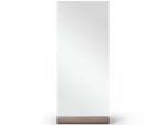 Whiteline Modern - Rosie Clear Rectangular Floor Mirror