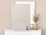 Whiteline Modern - Damien Damien White Rectangular Dresser Mirror - Image 4
