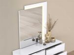 Whiteline Modern - Damien Damien White Rectangular Dresser Mirror - Image 6
