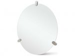 Whiteline Modern - Anaconda Silver Round Wall Mirror - Image 2